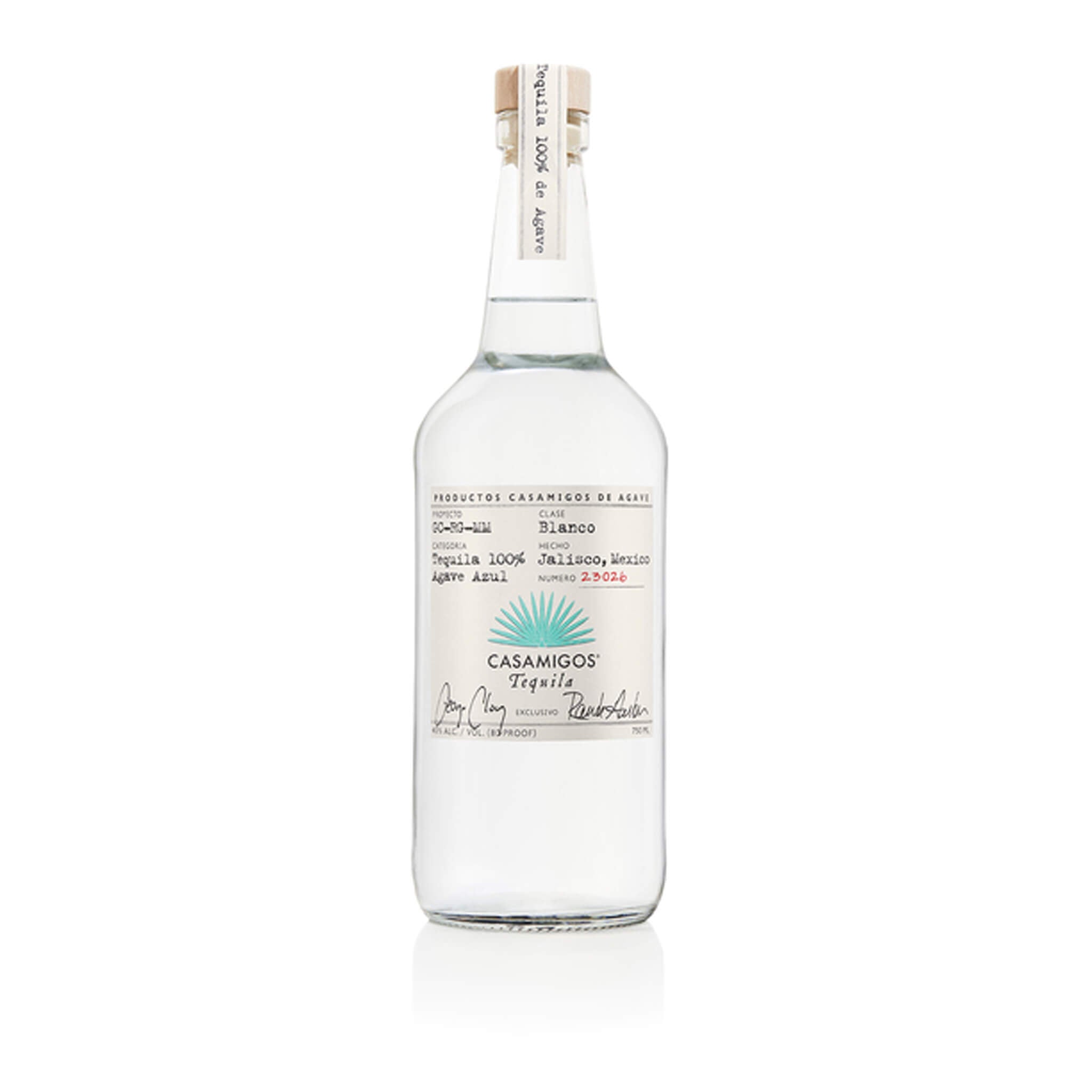 bottle of casamigos blanco